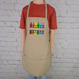 Teacher Crayon Apron