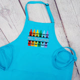 Teacher Crayon Apron