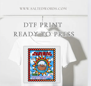 Trendy Christian Yhwh presents Noah’s arch DTF Transfer - Salted Words, LLC