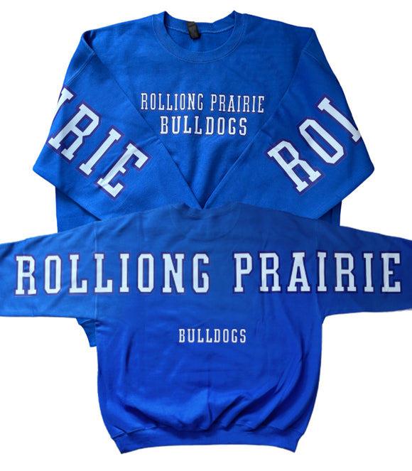 Adult & Youth Rolling Pairie Bulldogs Crewneck 18000 Gildan - Heavy Blend™ Crewneck Sweatshirt