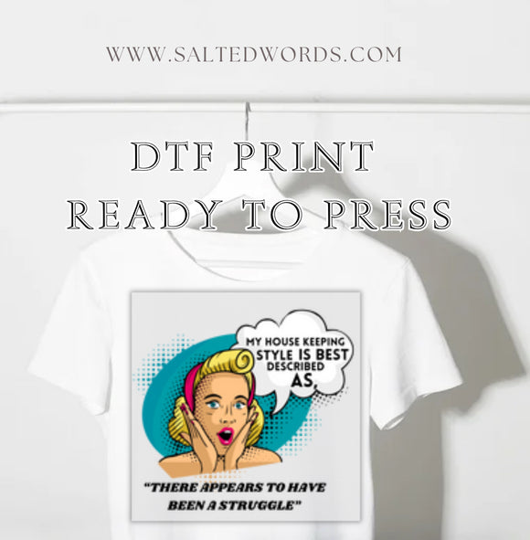 Comic Funny DTF print transfer Ready to Press