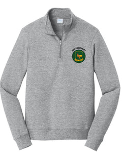 Mailed Thunder Patch 30th anniversary 1/4 zip PC850 Port & Company® Fan Favorite™ Fleece 1/4-Zip Pullover Sweatshirt - Salted Words, LLC