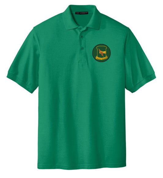 Mailed Thunder Patch K500 Port Authority® Silk Touch™ Polo - Salted Words, LLC