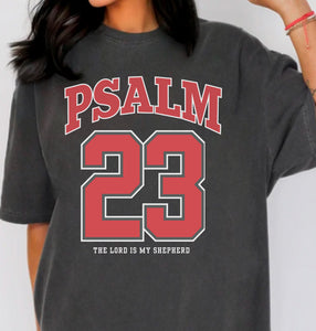 Psalm 23 The Lord is my Shepherd Comfort Colors Tshirt or Crewneck Sweatshirt