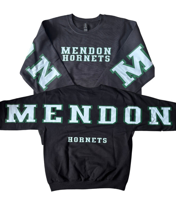 Adult & Youth Mendon Hornets Crewneck 18000 Gildan - Heavy Blend™ Crewneck Sweatshirt