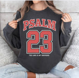 Psalm 23 The Lord is my Shepherd Comfort Colors Tshirt or Crewneck Sweatshirt