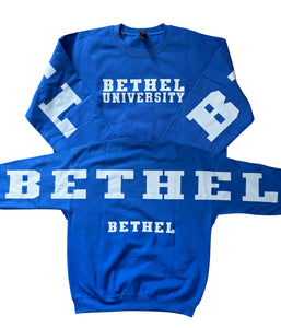 Adult & Youth Bethel University Crewneck 18000 Gildan - Heavy Blend™ Crewneck Sweatshirt