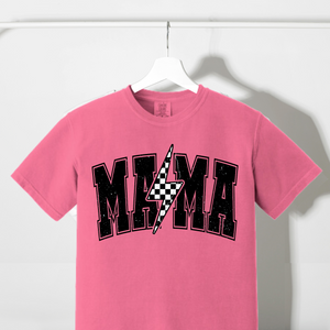 Mama Lightning Bolt Comfort Colors T-Shirt - Salted Words, LLC