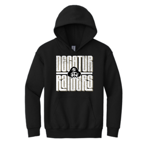 Adult & Youth Decatur Raiders 18500 Gildan - Heavy Blend™ Hoodie Sweatshirt