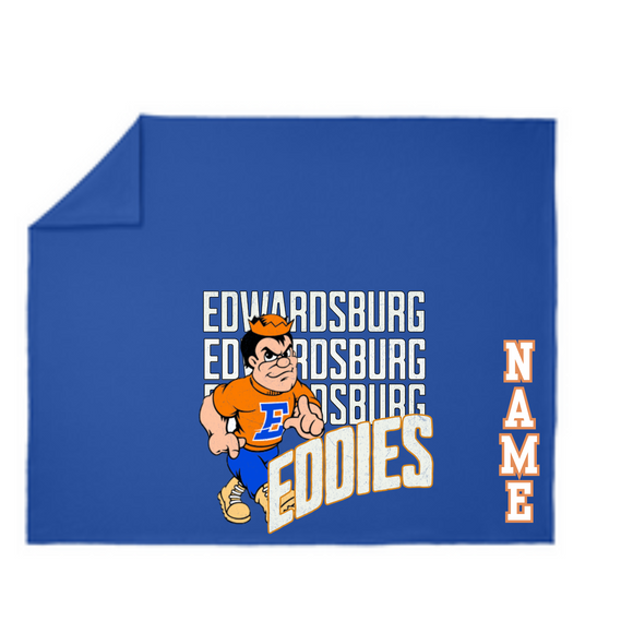 Edwardsburg Eddies Blanket BP78 Port & Company® Core Fleece Sweatshirt Blanket