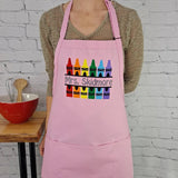 Teacher Crayon Apron