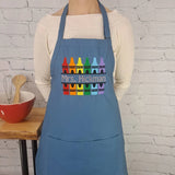 Teacher Crayon Apron